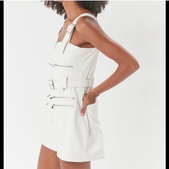 ISO WeWoreWhat Moto leather shorts overalls - Picture 3 of 3